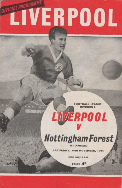 Liverpool v Nottingham Forest  14-Nov-1964