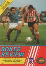 Sunderland v Oxford United 14-Jan-1989