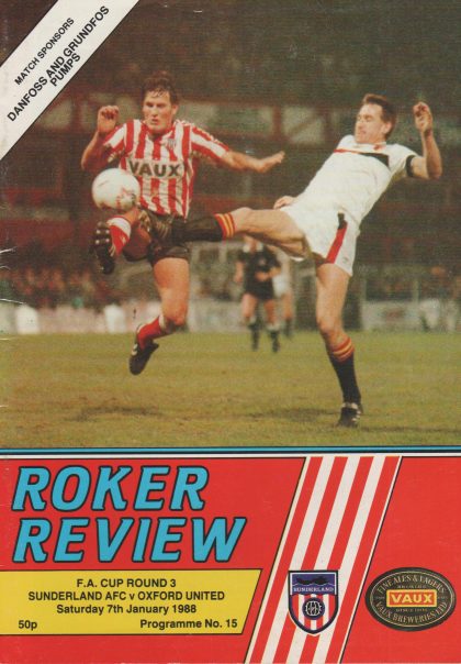 Sunderland v Oxford United 07-Jan-1989