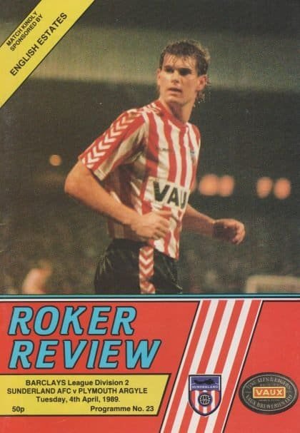 Sunderland v Plymouth Argyle 04-Apr-1989