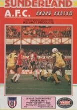 Sunderland v Preston North End  28-Dec-1987