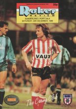 Sunderland v Port Vale 30-Dec-1989