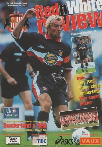Sunderland v Queens Park Rangers 08-Aug-1998