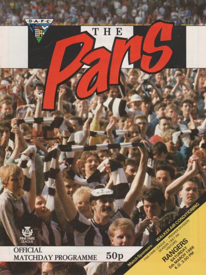 Dunfermline Athletic v Glasgow Rangers 05-Mar-1988