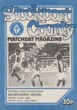 Stockport County v Scunthorpe United 14-May-1982