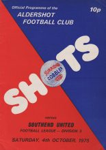 Aldershot v Southend United 04-Oct-1975