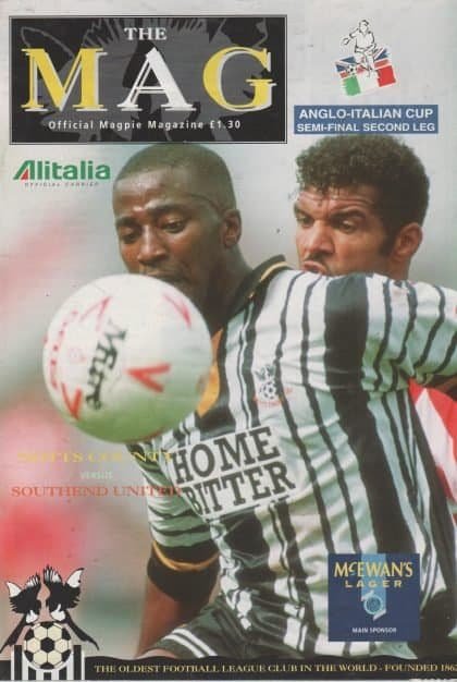 Notts County v Southend United 15-Feb-1994