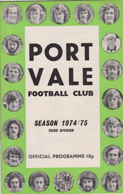 Port Vale v Southend United 01-Apr-1975
