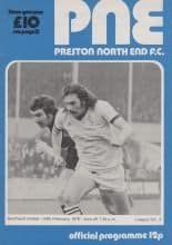 Preston North End v Southend United 24-Feb-1976