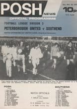 Peterborough United v Southend United  29-Nov-1975