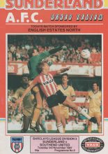 Sunderland v Southend United  03-Nov-1987