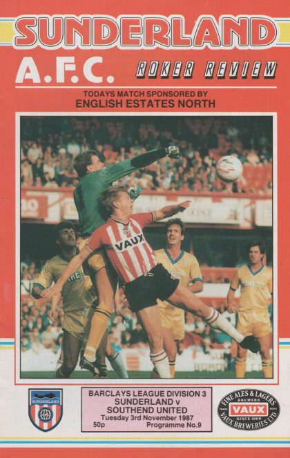 Sunderland v Southend United  03-Nov-1987