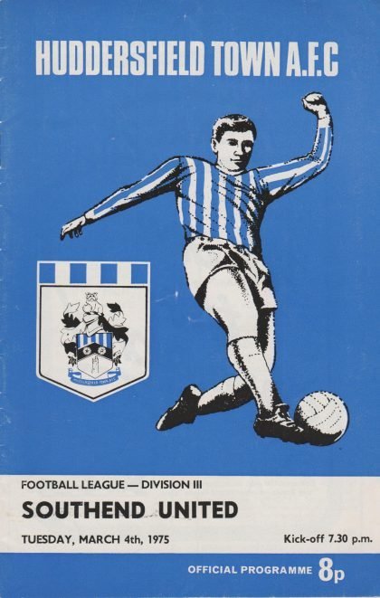 Huddersfield Town v Southend United   04-Mar-1975