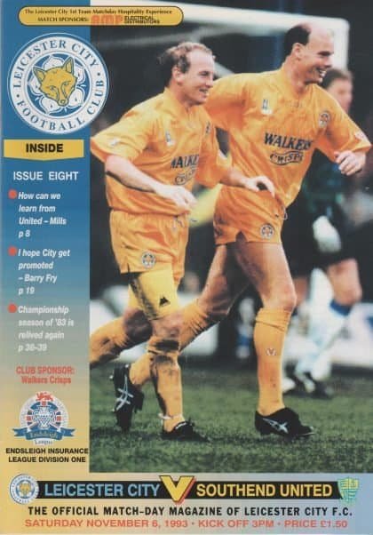 Leicester City v Southend United 06-Nov-1993