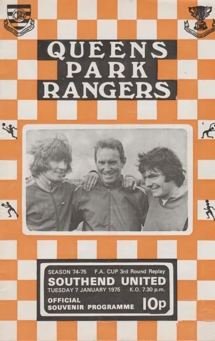 Queens Park Rangers v Southend United 07-Jan-1975