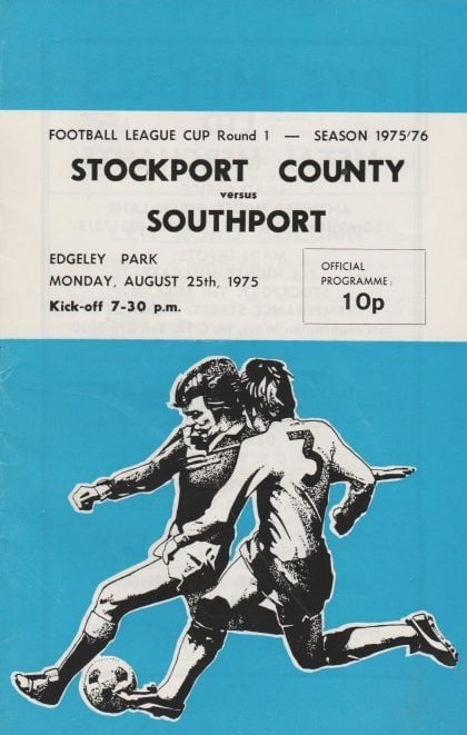 Stockport County v Southport 25-Aug-1975