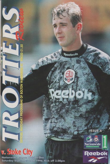 Bolton Wanderers v Stoke City 28-Sep-1996