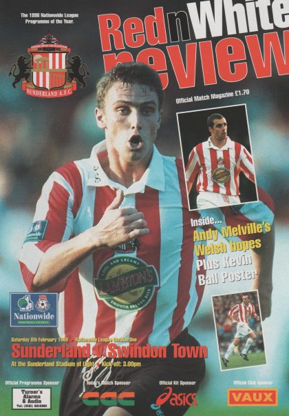 Sunderland v Swindon Town 06-Feb-1999