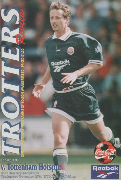 Bolton Wanderers v Tottenham Hotspur  27-Nov-1996