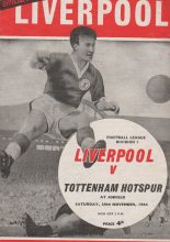 Liverpool v Tottenham Hotspur  28-Nov-1964