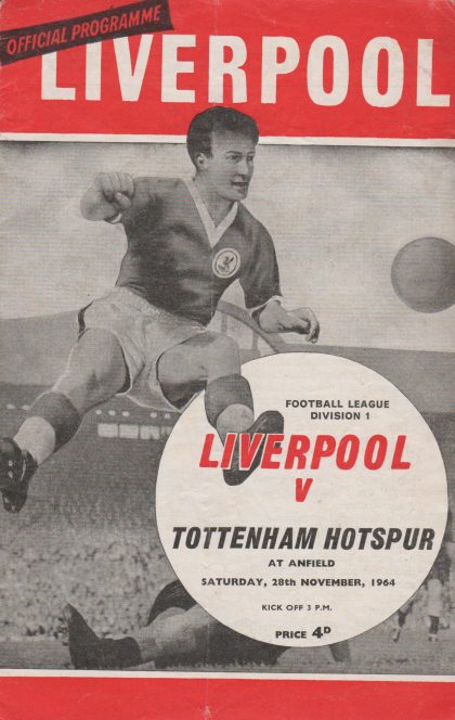 Liverpool v Tottenham Hotspur  28-Nov-1964