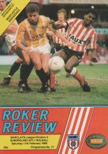 Sunderland v Walsall 11-Feb-1989