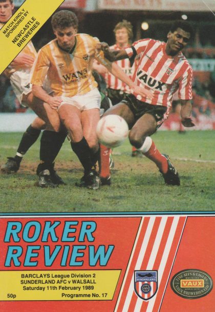 Sunderland v Walsall 11-Feb-1989