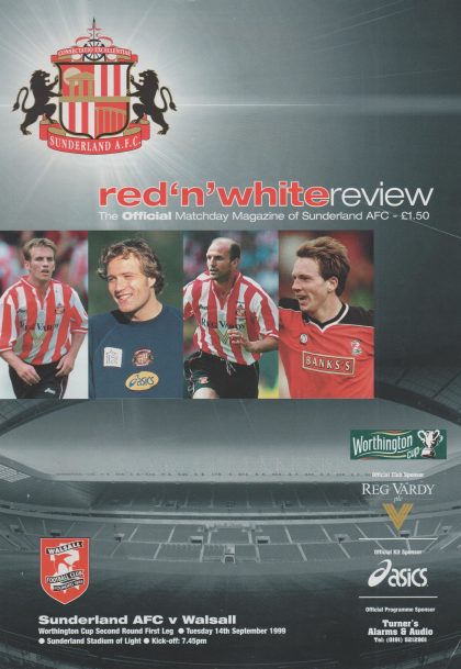 Sunderland v Walsall  14-Sep-1999
