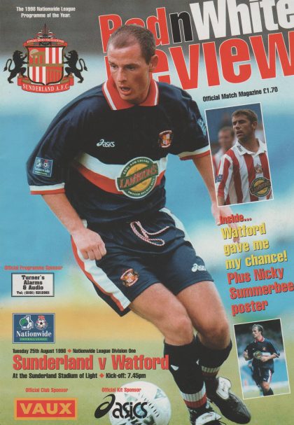 Sunderland v Watford 25-Aug-1988