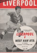 Liverpool v West Ham United 17-Oct-1964