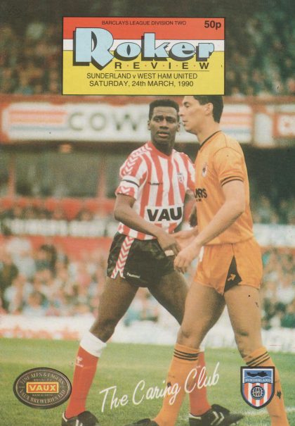 Sunderland v West Ham United  24-Mar-1990