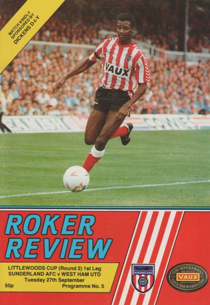 Sunderland v West Ham United 27-Sep-1988