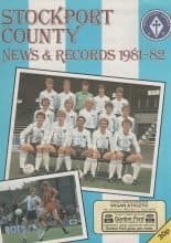 Stockport County v Wigan Athletic 26-Feb-1982