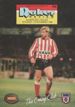 Sunderland v Wolverhampton Wanderers  11-Nov-1989