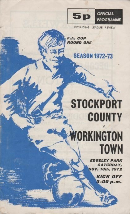 Stockport County v Workington 18-Nov-1972