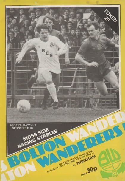 Bolton Wanderers v Wrexham 10-Apr-1982