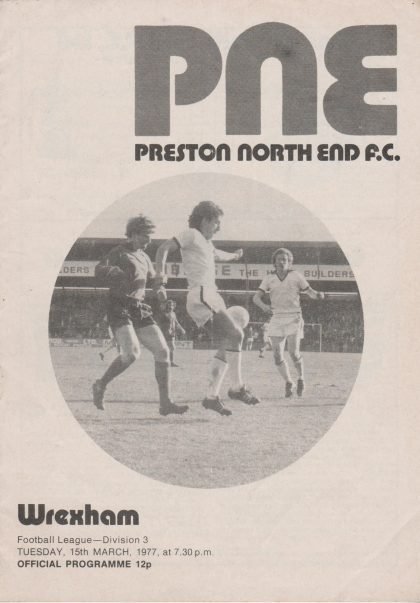 Preston North End v Wrexham  15-Mar-1977