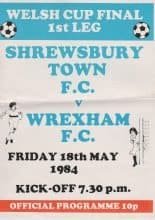 Shrewsbury Town v Wrexham 18-May-1984
