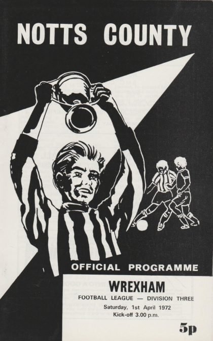 Notts County v Wrexham 01-Apr-1972
