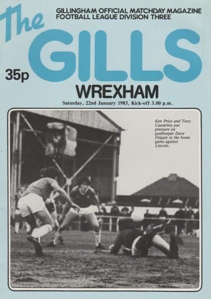Gillingham v Wrexham 22-Jan-1983