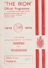 Scunthorpe United v Wrexham 26-Aug-1972