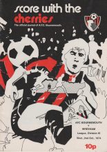 AFC Bournemouth v Wrexham  02-Oct-1974