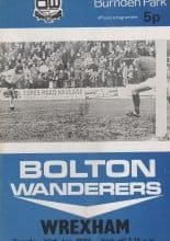 Bolton Wanderers v Wrexham 30-Jan-1973