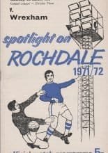 Rochdale v Wrexham 04-Mar-1972