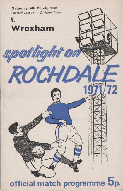 Rochdale v Wrexham 04-Mar-1972