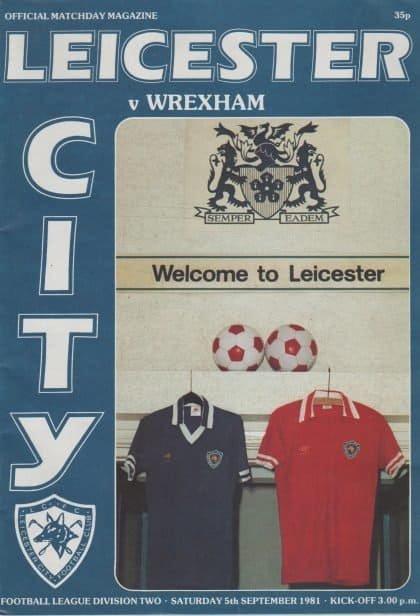 Leicester City v Wrexham 05-Sep-1981