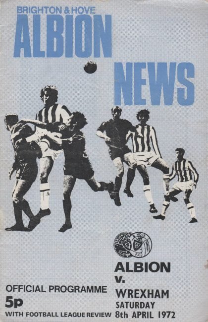 Brighton & Hove Albion v Wrexham 08-Apr-1972