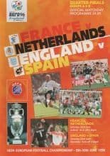 European Championships 1996 - Quarter Finals France v Holland / England v Spain
