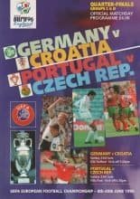 European Championships 1996 - Quarter Finals Germany v Croatia / Portugal v Czech Republic