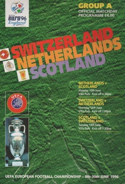 European Championships 1996 - Group A